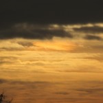 Sonnenfinsternis am 4.1.11, hinter Wolken